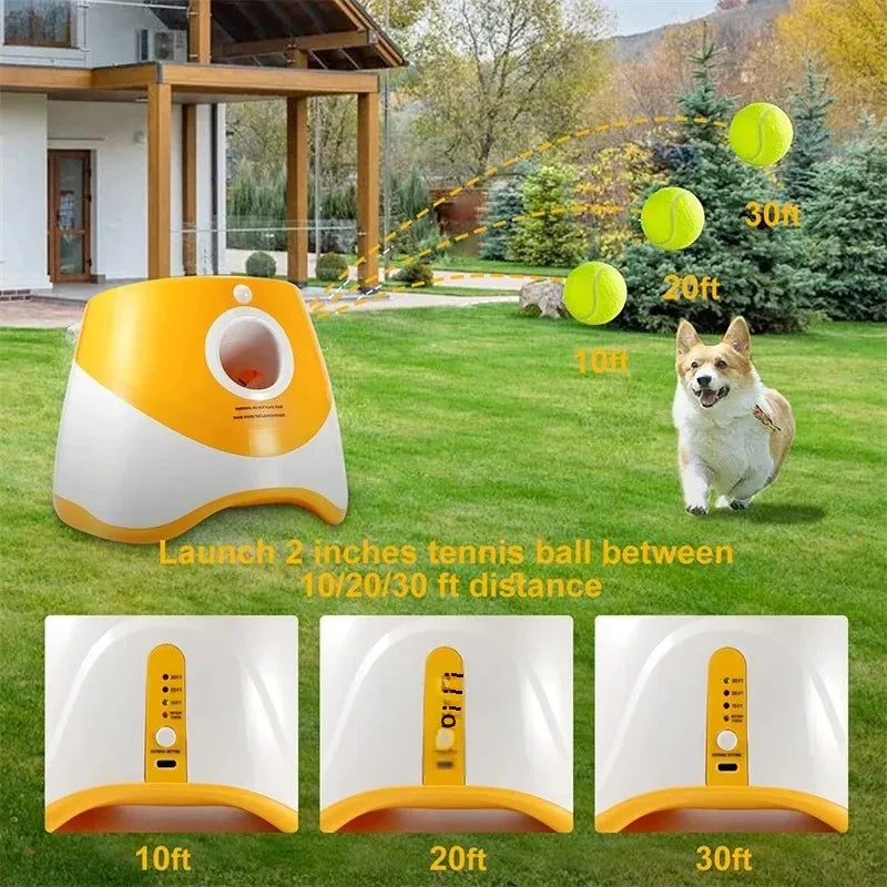 Automatic Dog Tennis Ball Launcher – Endless Fun for Your Active Dog!