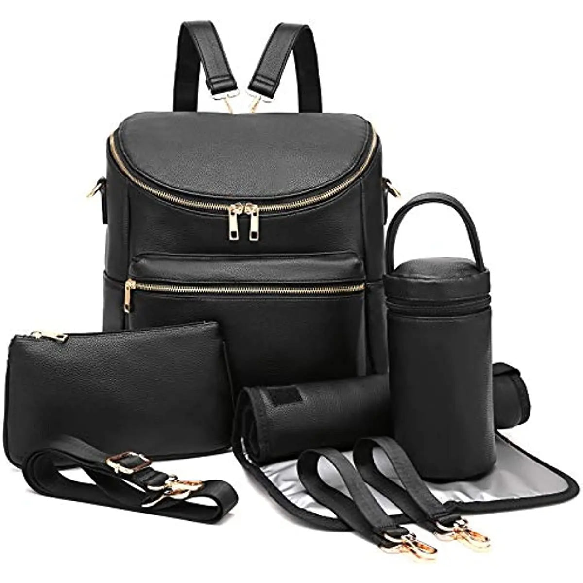 New Fashion PU Leather Mommy Bag – Stylish, Functional & Perfect for Moms on the Go!