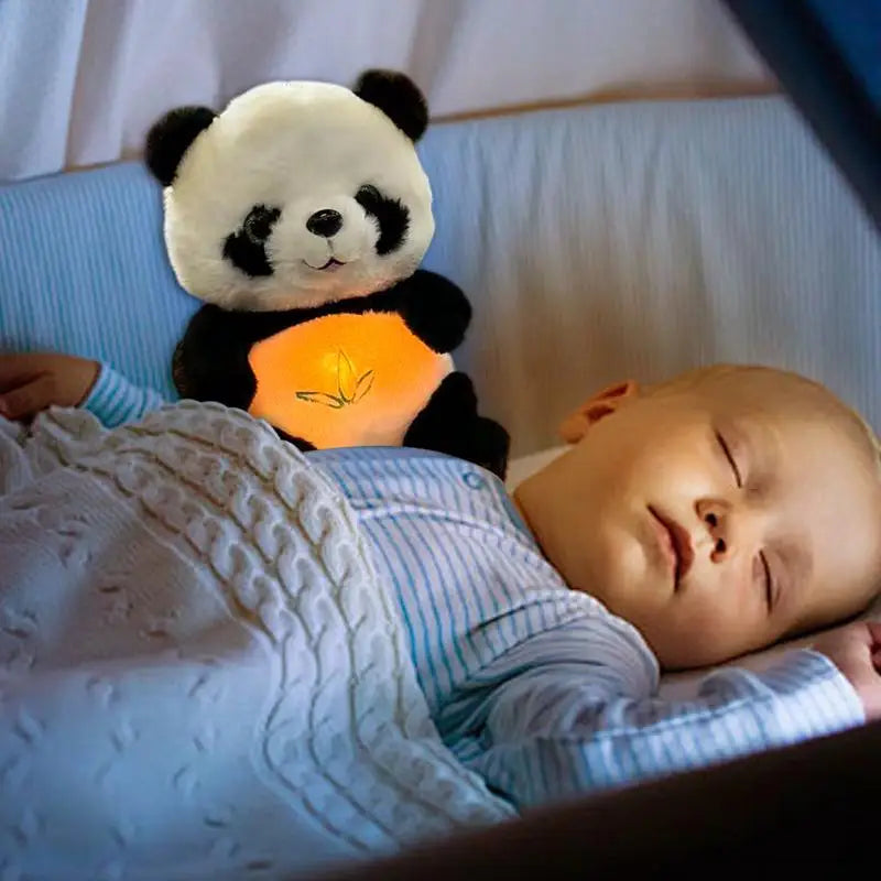 Breathing Panda Plush Figure Toy