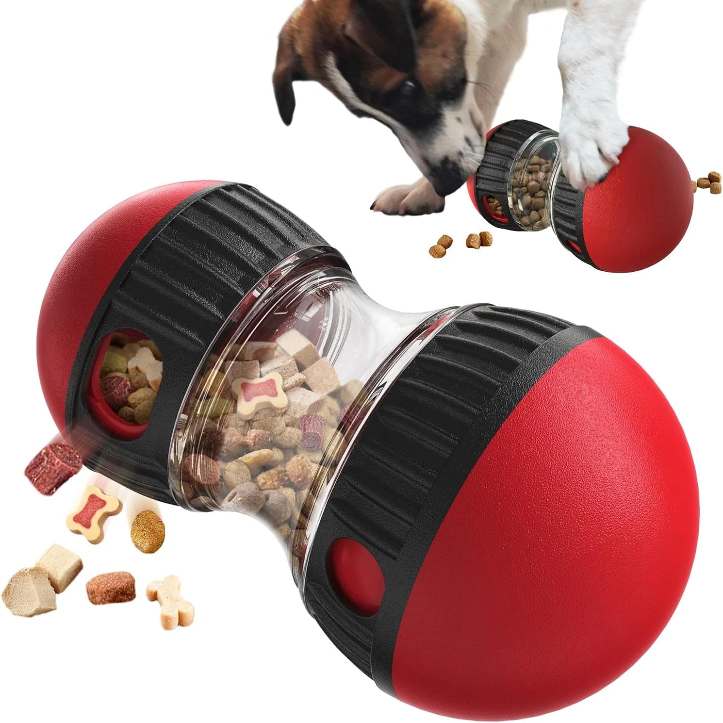 Rolling Treat Dispenser for Dogs – Tough Puzzle Toy for Enrichment & Brain Training
