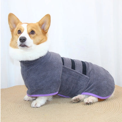 Luxurious Dog Bathrobe – Soft, Super Absorbent & Quick-Drying Comfort!