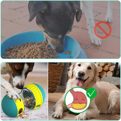 Rolling Treat Dispenser for Dogs – Tough Puzzle Toy for Enrichment & Brain Training