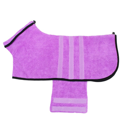 Luxurious Dog Bathrobe – Soft, Super Absorbent & Quick-Drying Comfort!