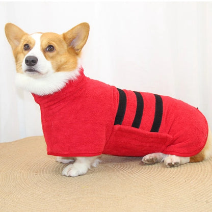 Luxurious Dog Bathrobe – Soft, Super Absorbent & Quick-Drying Comfort!