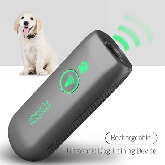Ultrasonic Dog Barking Control Device – Rechargeable & Effective Behavior Training Tool!