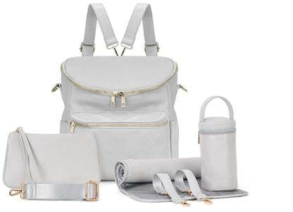 New Fashion PU Leather Mommy Bag – Stylish, Functional & Perfect for Moms on the Go!