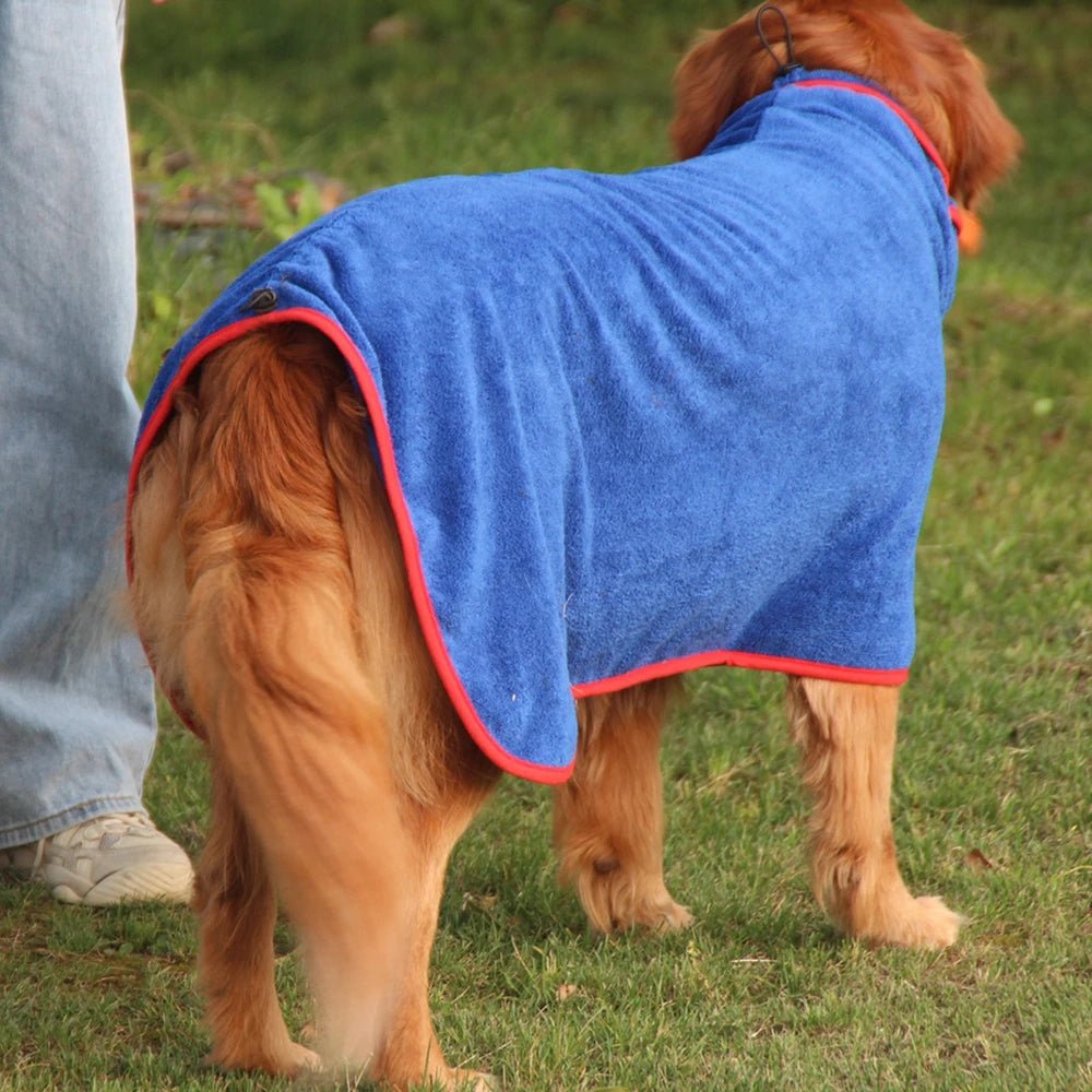 Luxurious Dog Bathrobe – Soft, Super Absorbent & Quick-Drying Comfort!