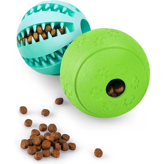 Rolling Dog Ball Interactive Toy – Slow Feeder & Treat Dispenser