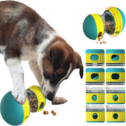 Rolling Treat Dispenser for Dogs – Tough Puzzle Toy for Enrichment & Brain Training