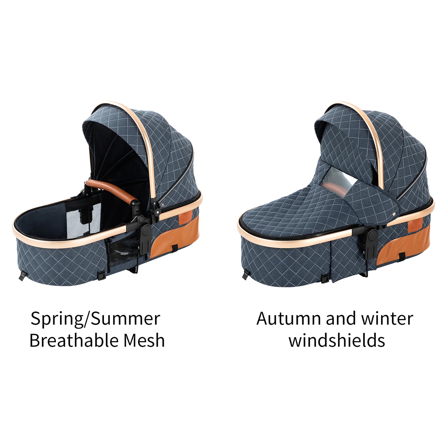 Luxury 3-in-1 Baby Travel Stroller – Style, Comfort & Versatility for Your Little One! - LIMITED OFFER