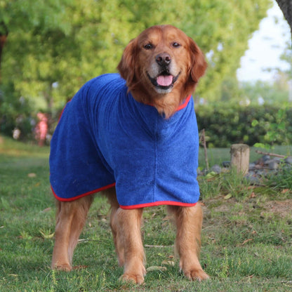 Luxurious Dog Bathrobe – Soft, Super Absorbent & Quick-Drying Comfort!