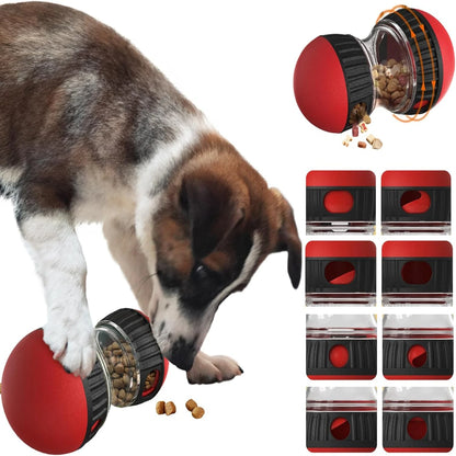Rolling Treat Dispenser for Dogs – Tough Puzzle Toy for Enrichment & Brain Training