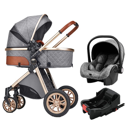 Luxury 3-in-1 Baby Travel Stroller – Style, Comfort & Versatility for Your Little One! - LIMITED OFFER
